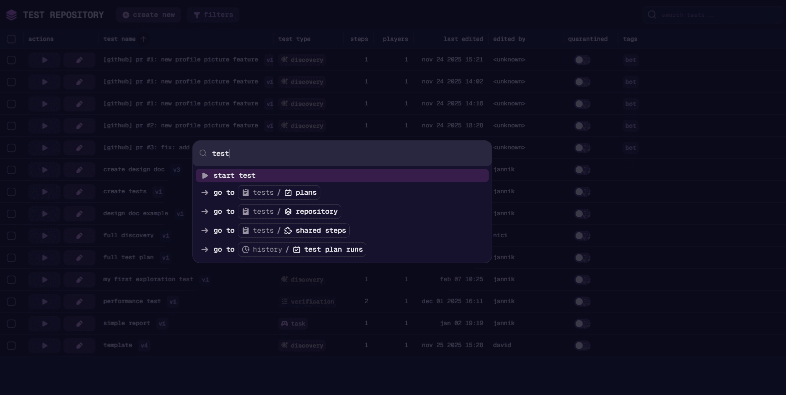 Command Bar