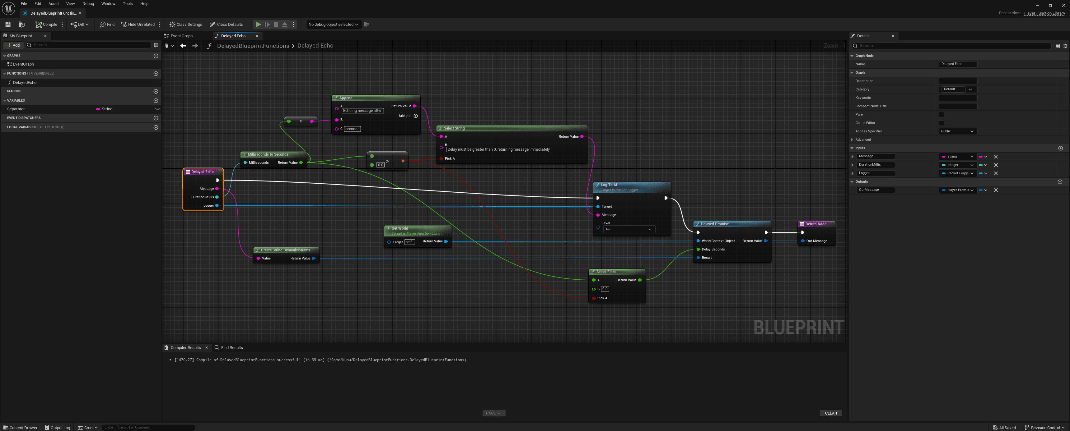 Delayed Echo Blueprint