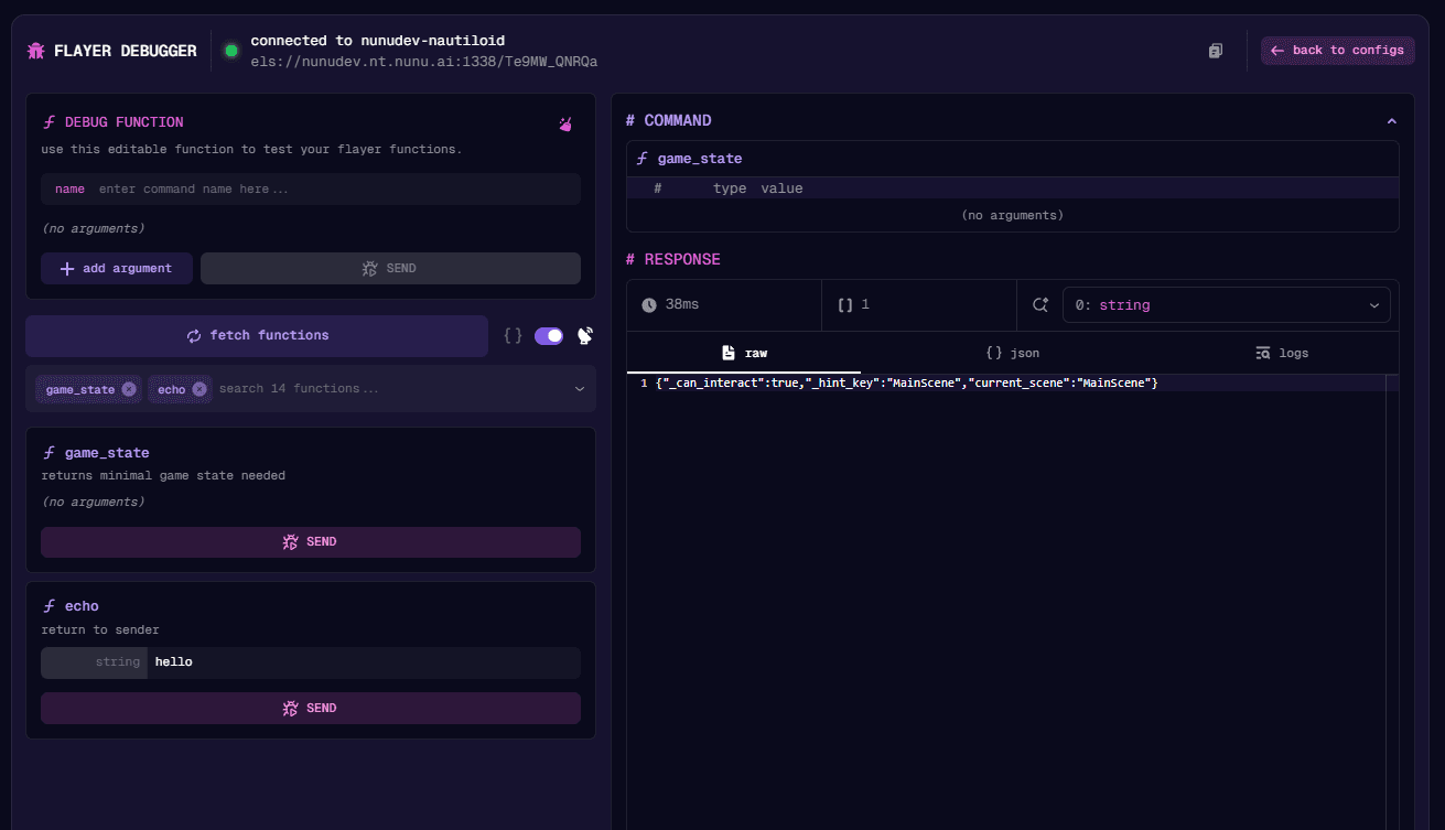 Flayer Debugger Overview