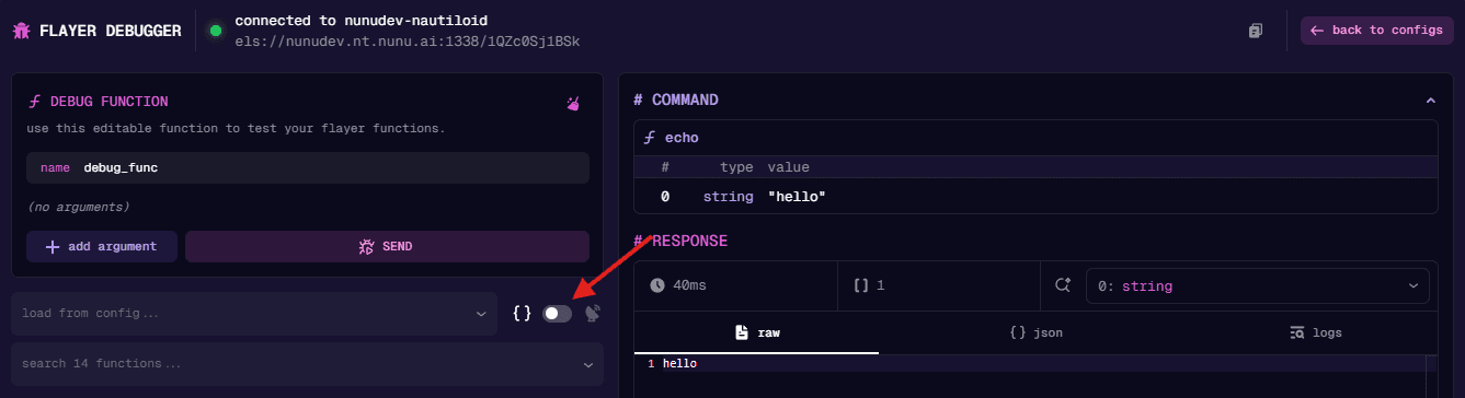 Flayer Debugger Overview