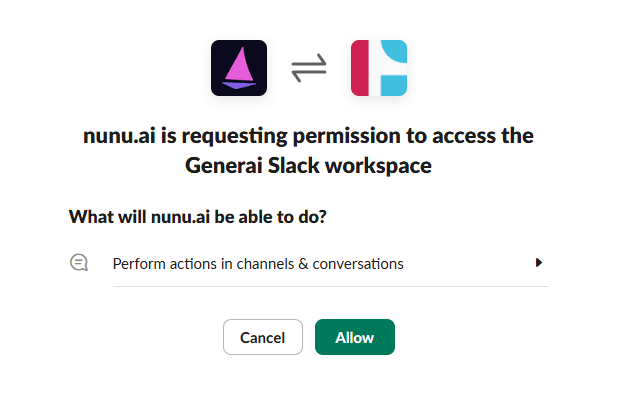 Allow Slack
