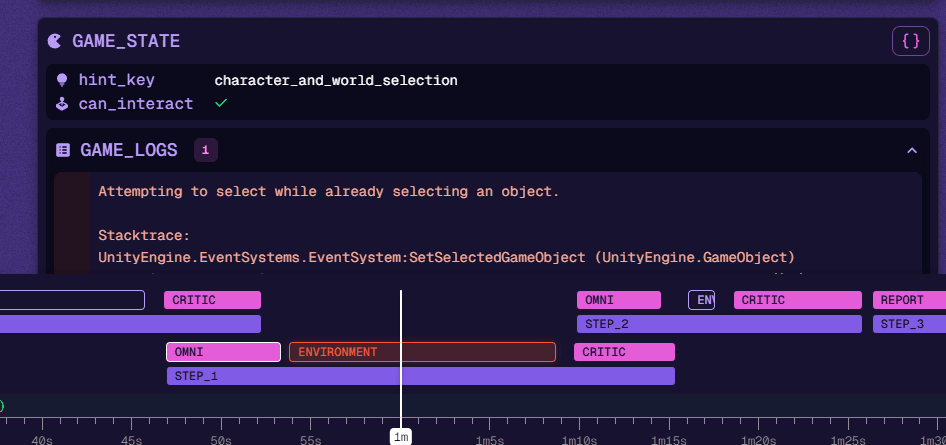 Exception Logger Timeline